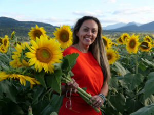 Experiencing a field of sunflowers draws in crowds to three day festival