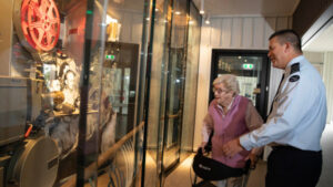 At 99, veteran presses rewind