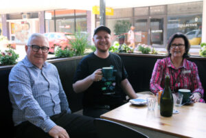 Street Patio heads uptown