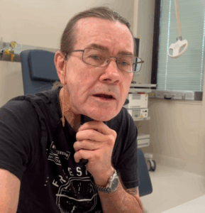 Kevin finds his voice again after surgery