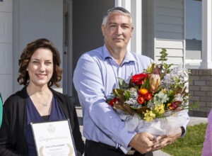 Population milestone for growing city