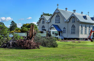 Timber giant St Brigid’s Church on the move