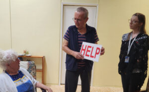 Laughing in the face of old age