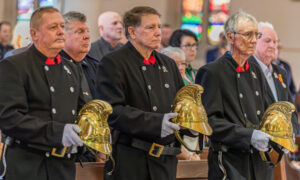 Sacrifice of fallen firefighters honoured