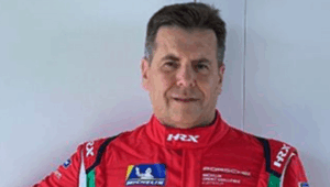 Crash leaves racer seriously injured