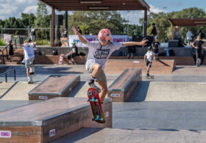 Rumble turns on skateboard magic