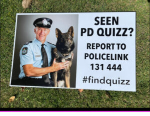 Find Quizz facebookers mourn the death of member while searching for missing police dog