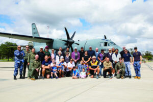 Rugby league legends fly out of Amberley