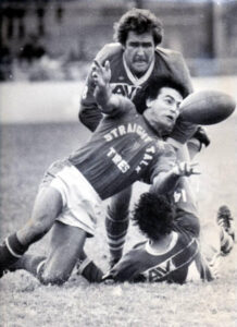 Cold beer with . . . cheeky halfback’s ‘ridiculous’ tales