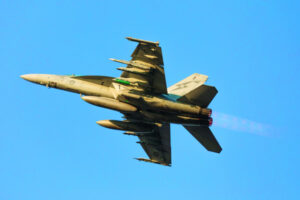 Super Hornet practises for Ipswich Air Tattoo