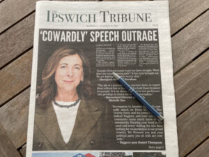 LETTER: Apology in order from MP