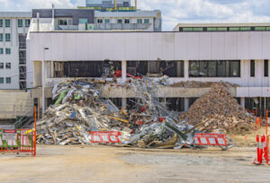 Demolition paves way for hospital expansion