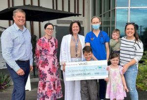 Wallace digs deep for donation