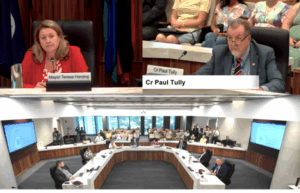 Tully ‘gag’ motion crumbles before TV crews