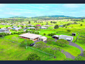 Good scrub soil acreage with home and sheds at Marburg