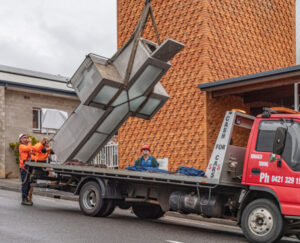 Skyline change temporary as cross moved for repair