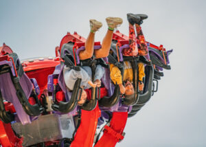 Thrill seekers enjoy Jacaranda Festival fun