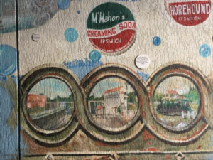 Costly backflip on Bottle Alley mural