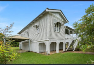 A newly restored vintage Queenslander in North Booval