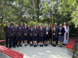 Big red bench honours domestic violence victims