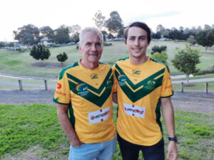 Father, son share in elite touch football success