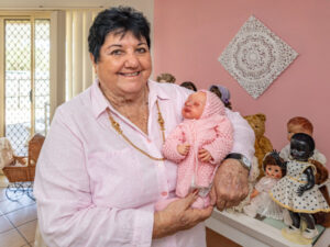 The lady behind 50 years of successful doll show