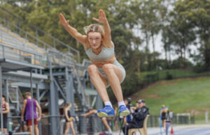 Ipswich athlete Claire’s Oceania reward for leap of faith
