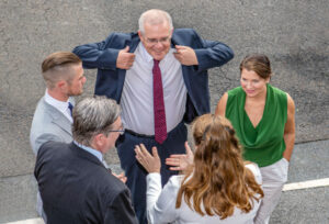 Morrison talks up second river crossing