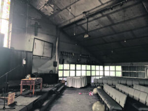 Fire guts Ipswich church