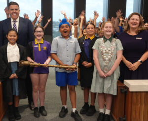 Speaker brings slice of parliament to students