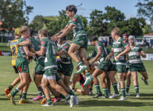 Military man building character in Jets teenagers