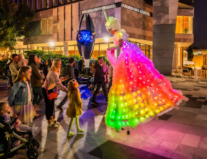 City lights up with colour and culture