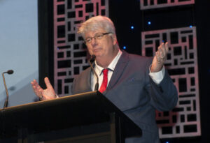 Familiar voice turns to comedy