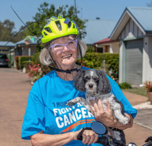 Pedal power push, great-grandmother fights for kids with cancer