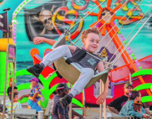 Purple reigned as the blooms signalled it was festival time