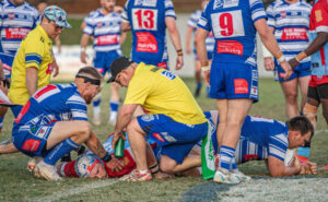 Grand final anguish: Popular player’s major injury scare