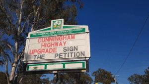 Senator Scarr questions roads, rail funding