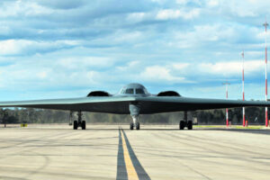 B-2 Spirit flies into RAAF Base Amberley