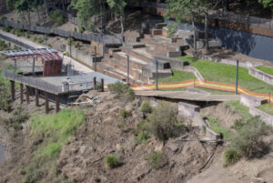 Restoration rethink as Parklands slide into river