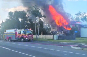 Family home lost in fierce blaze
