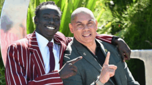 Sports sensations Gout Gout, Johnson face-to-face