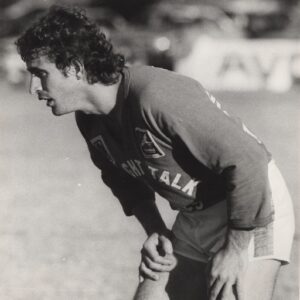 Cold beer with . . . try scoring, goal kicking superstar