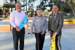Kickflips are all go after skate park setbacks