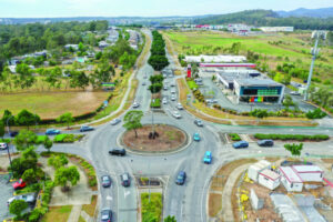 Action on traffic lights at Brookwater intersection