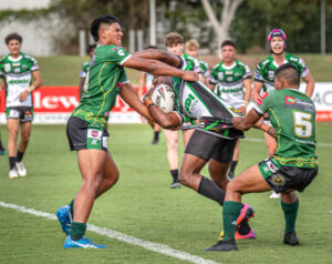 Exciting footy future: Jets young guns never give up