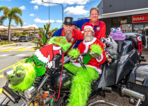 Christmas begins with rumble of hogs and trikes