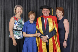 Peter proud to receive honorary doctorate from UQ