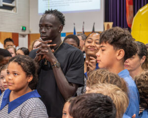 Gout wants track at home