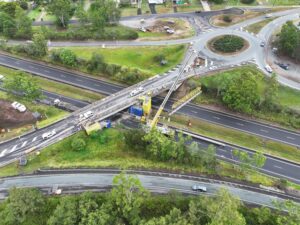 Bridge works continuing