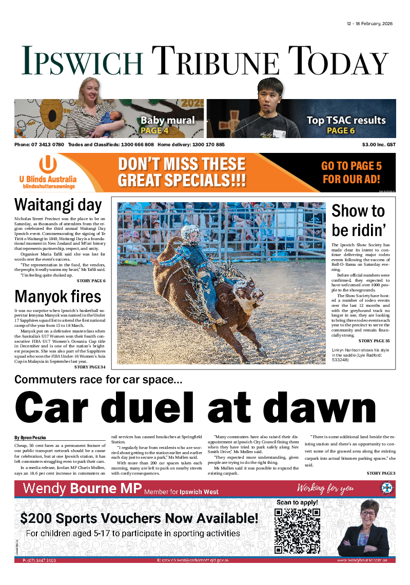 Ipswich Tribune Today – 12th February 2026